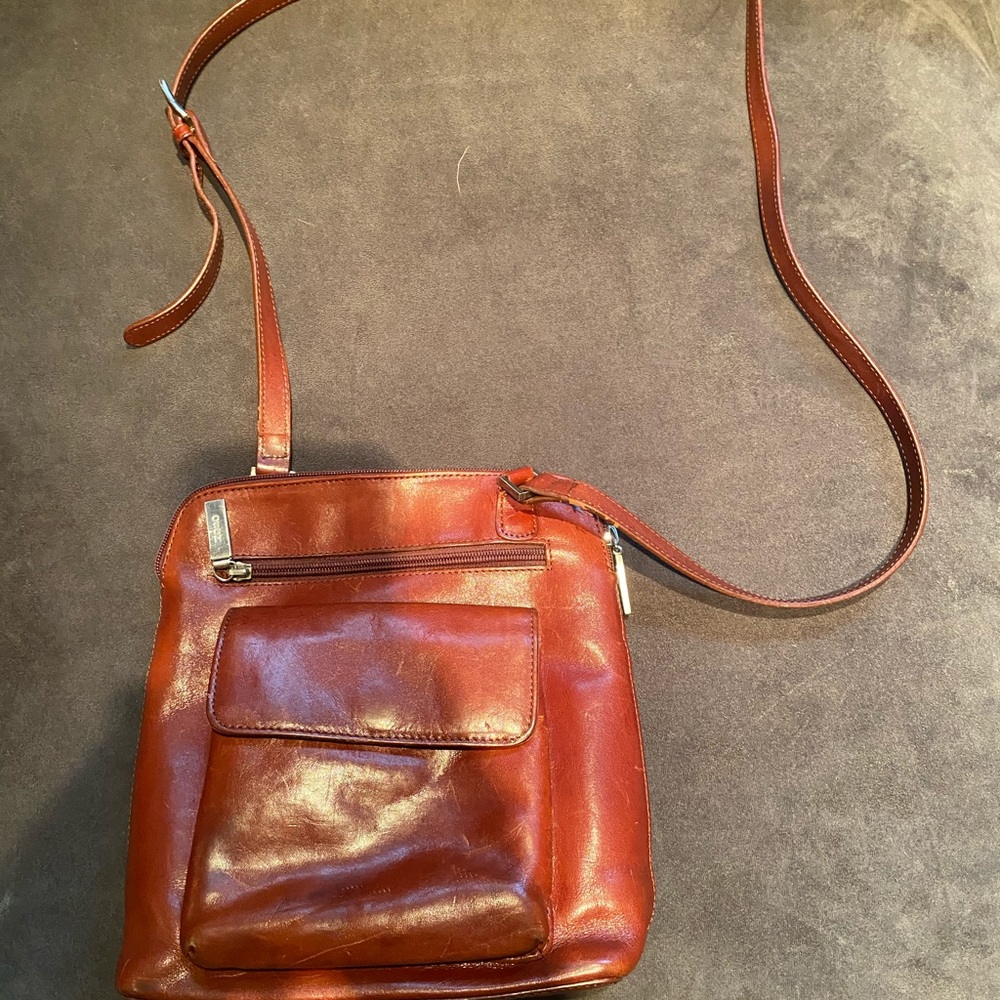 Leather Hobo Crossbody Purse